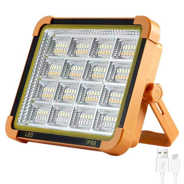 uper bright 160LED Solar Work Light USB Rechargeable IP66 Camping Lantern Magnet Car Repair Floodlight Power Bank Construction uper bright 160LED Solar Work Light USB Rechargeable IP66 Camping Lantern Magnet Car Repair Floodlight Power Bank Construction
